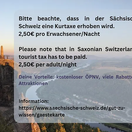 Urlaubsmagie Fledermaus - Gemeinschaftsgarten Mit Sauna - F1b * Sebnitz