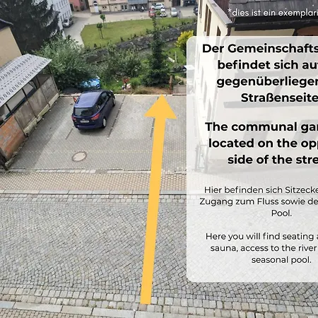Urlaubsmagie Fledermaus - Gemeinschaftsgarten Mit Sauna - F1b Lejlighed Sebnitz